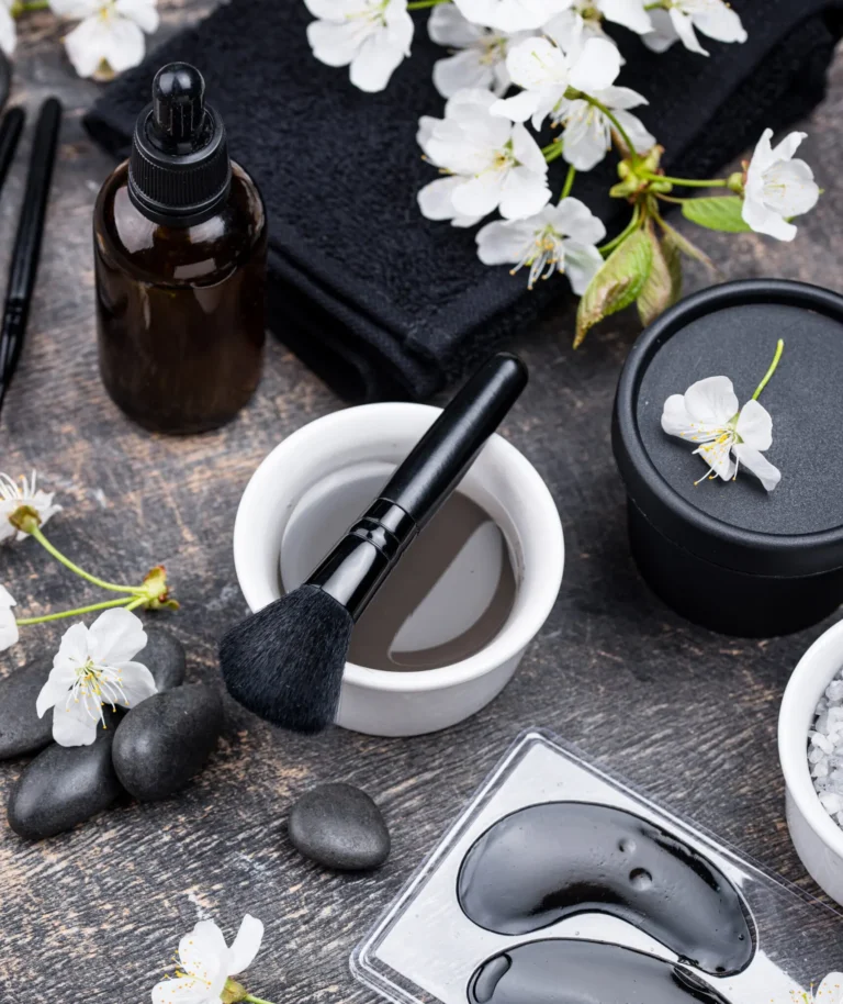 black charcoal detox